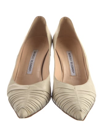 Manolo Blahnik Leather Pumps