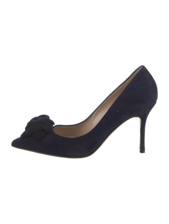 Manolo Blahnik Suede Pumps