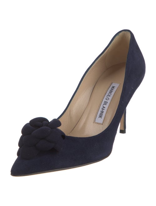 Manolo Blahnik Suede Pumps