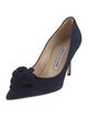 Manolo Blahnik Suede Pumps