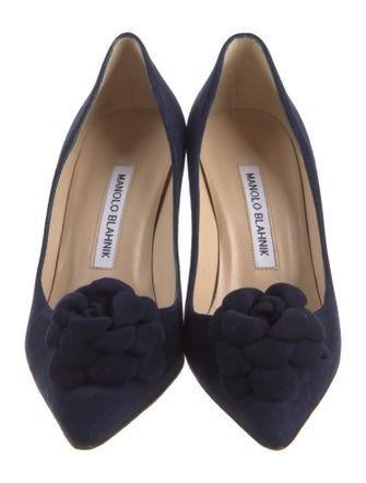 Manolo Blahnik Suede Pumps