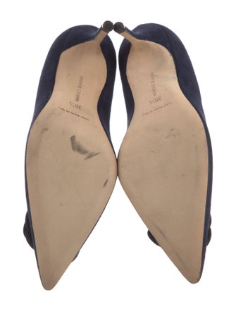 Manolo Blahnik Suede Pumps
