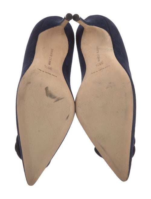 Manolo Blahnik Suede Pumps