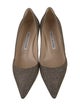 Manolo Blahnik Glitter Glitter Accents Pumps