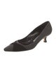 Manolo Blahnik Wool Colorblock Pattern Pumps