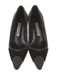 Manolo Blahnik Wool Colorblock Pattern Pumps