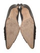 Manolo Blahnik Wool Colorblock Pattern Pumps