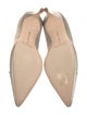 Manolo Blahnik Satin Crystal Embellishments Pumps