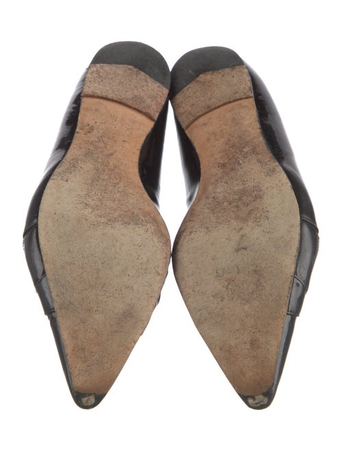 Manolo Blahnik Patent Leather Flats