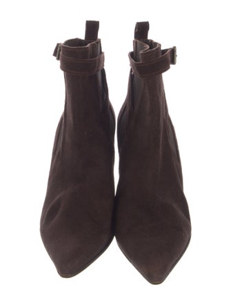Manolo Blahnik Suede Boots