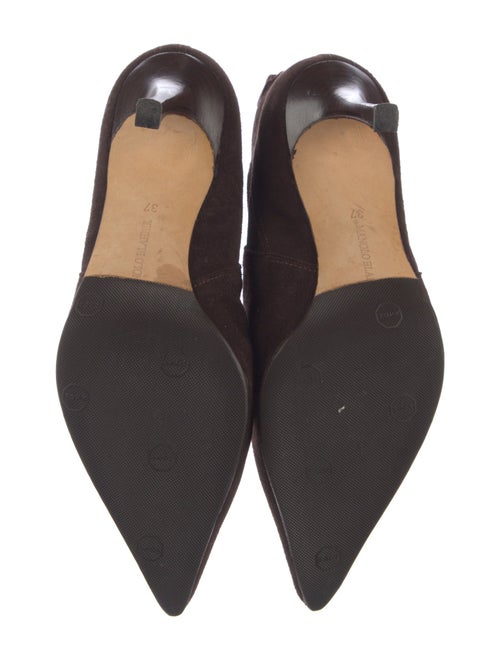 Manolo Blahnik Suede Boots