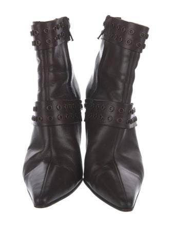Manolo Blahnik Leather Boots