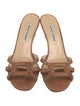 Manolo Blahnik Leather Slides