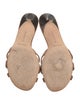 Manolo Blahnik Leather Slides