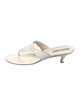 Manolo Blahnik Leather Slides