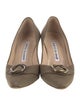 Manolo Blahnik Canvas Pumps