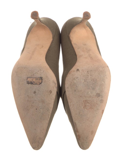 Manolo Blahnik Canvas Pumps