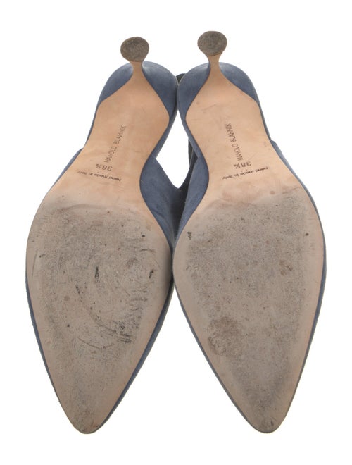 Manolo Blahnik Suede Mules