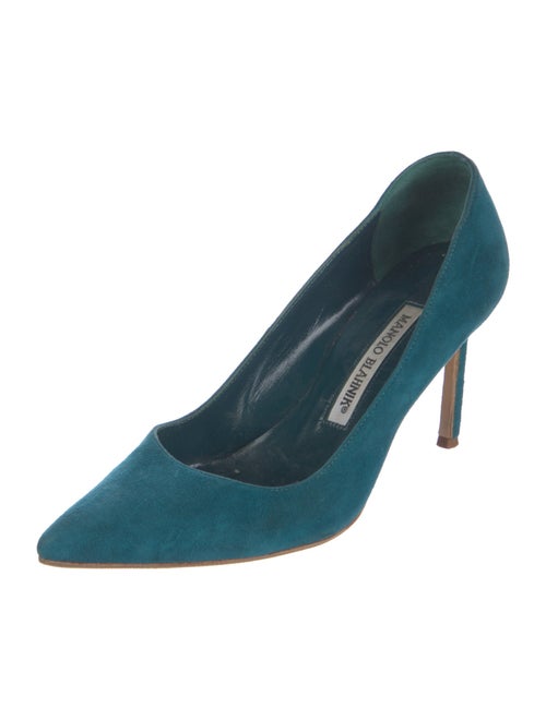 Manolo Blahnik Suede Pumps