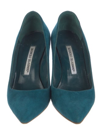 Manolo Blahnik Suede Pumps