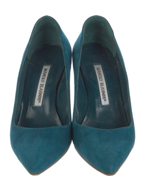 Manolo Blahnik Suede Pumps
