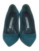Manolo Blahnik Suede Pumps