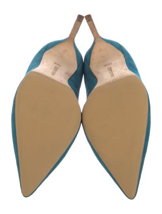 Manolo Blahnik Suede Pumps