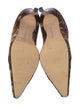 Manolo Blahnik Ponyhair Printed Pumps