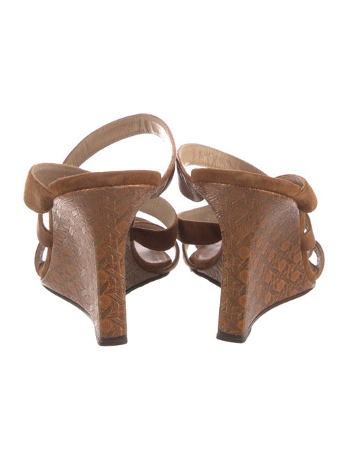 Manolo Blahnik Leather Slides