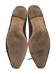 Manolo Blahnik Suede Bow Accents Flats