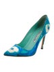 Manolo Blahnik Tie-Dye Print Pumps