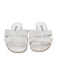 Manolo Blahnik Leather Slides