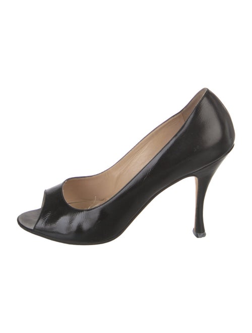 Manolo Blahnik Leather Pumps