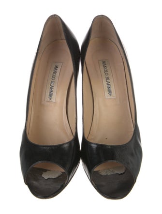 Manolo Blahnik Leather Pumps