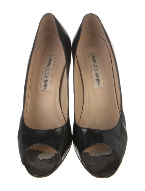 Manolo Blahnik Leather Pumps