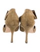 Manolo Blahnik Suede D'Orsay Pumps