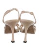Manolo Blahnik Leather Slingback Sandals