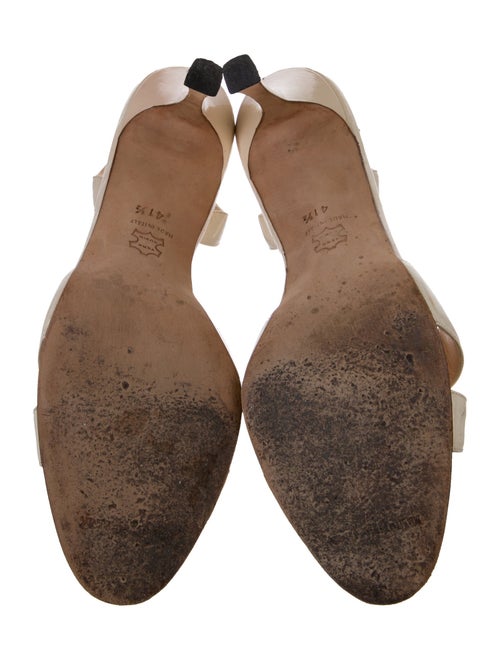 Manolo Blahnik Leather Slingback Sandals