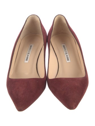 Manolo Blahnik Suede Pumps