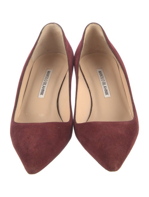 Manolo Blahnik Suede Pumps