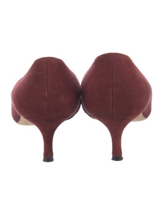 Manolo Blahnik Suede Pumps