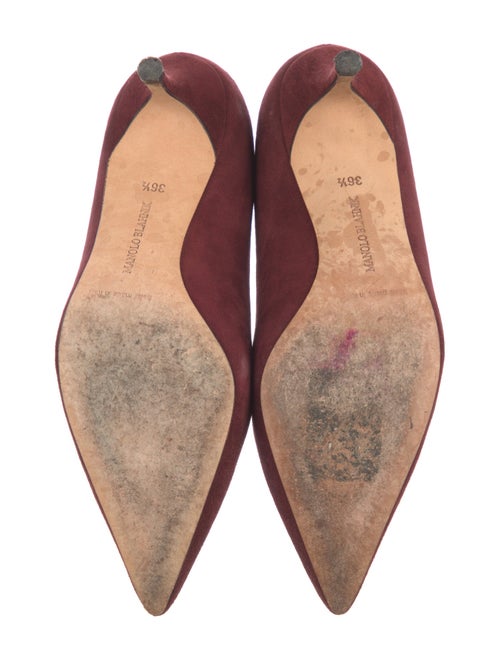 Manolo Blahnik Suede Pumps