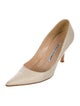 Manolo Blahnik Leather Pumps