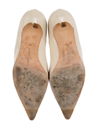 Manolo Blahnik Leather Pumps