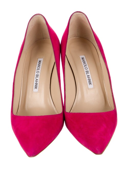 Manolo Blahnik Suede Pumps