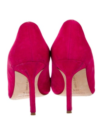 Manolo Blahnik Suede Pumps