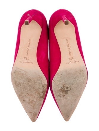 Manolo Blahnik Suede Pumps