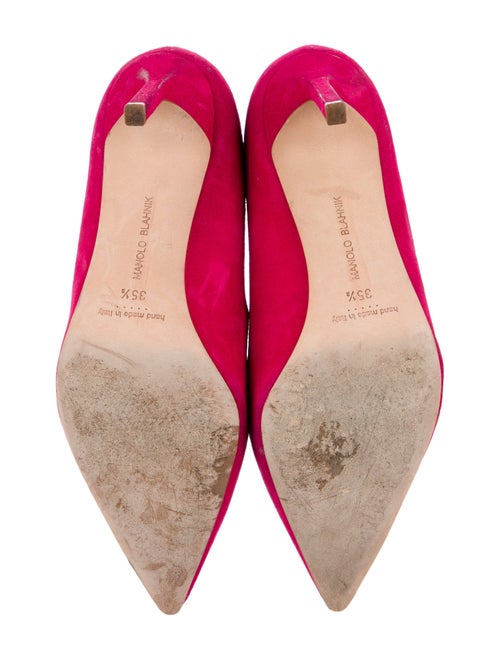 Manolo Blahnik Suede Pumps