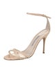 Manolo Blahnik Snakeskin Animal Print Sandals