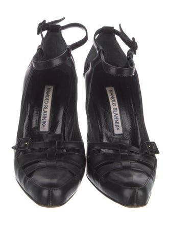 Manolo Blahnik Leather Pumps